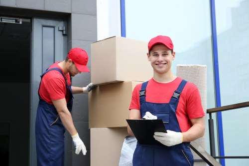 A man and van service helping with a move in South Kensington