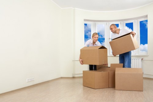 Man and van service helping with a local move in South Kensington