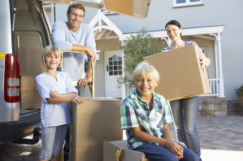Careful furniture handling during a South Kensington relocation