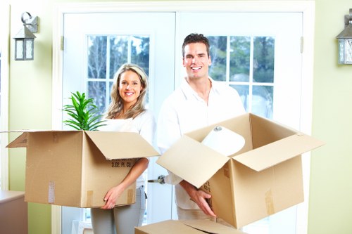 A tidy apartment ready for a South Kensington flat removal service
